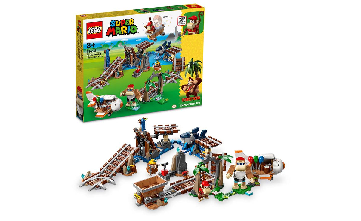 71425 | LEGO® Super Mario™ Diddy Kong's Mine Cart Ride Expansion Set