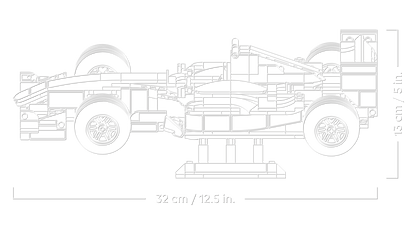 11375 | LEGO® ICONS™ Ferrari F2004 & Michael Schumacher