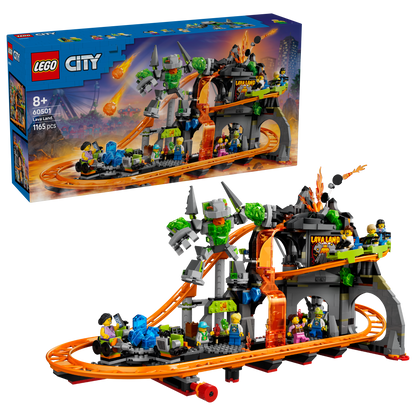 60501 | LEGO® City Lava Land Roller Coaster Park