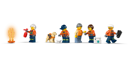 60504 | LEGO® City Coast Guard Rescue Boat & Helicopter