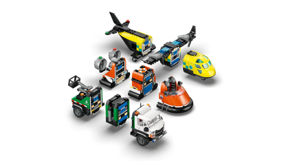 60505 | LEGO® City Airplane, Service Truck & Hovercraft Remix