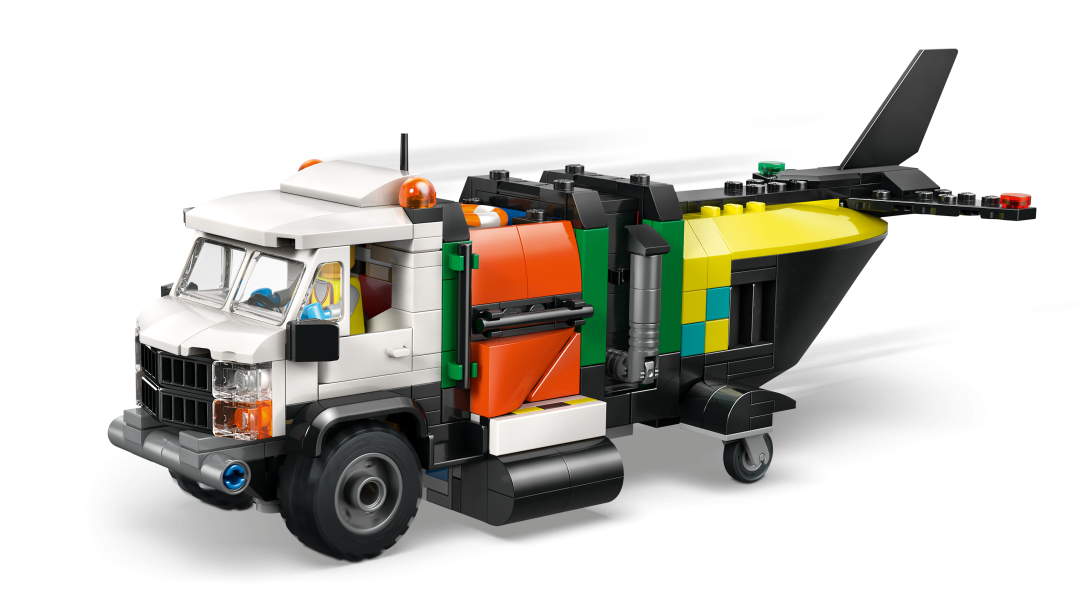 60505 | LEGO® City Airplane, Service Truck & Hovercraft Remix