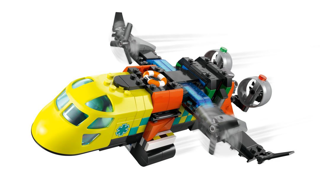 60505 | LEGO® City Airplane, Service Truck & Hovercraft Remix