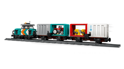 60509 | LEGO® City Harbor Freight Train with Crane & Truck