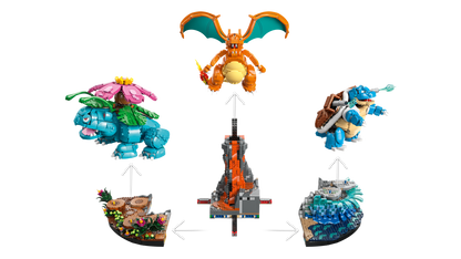 72153 | LEGO® Pokémon™ Venusaur, Charizard and Blastoise