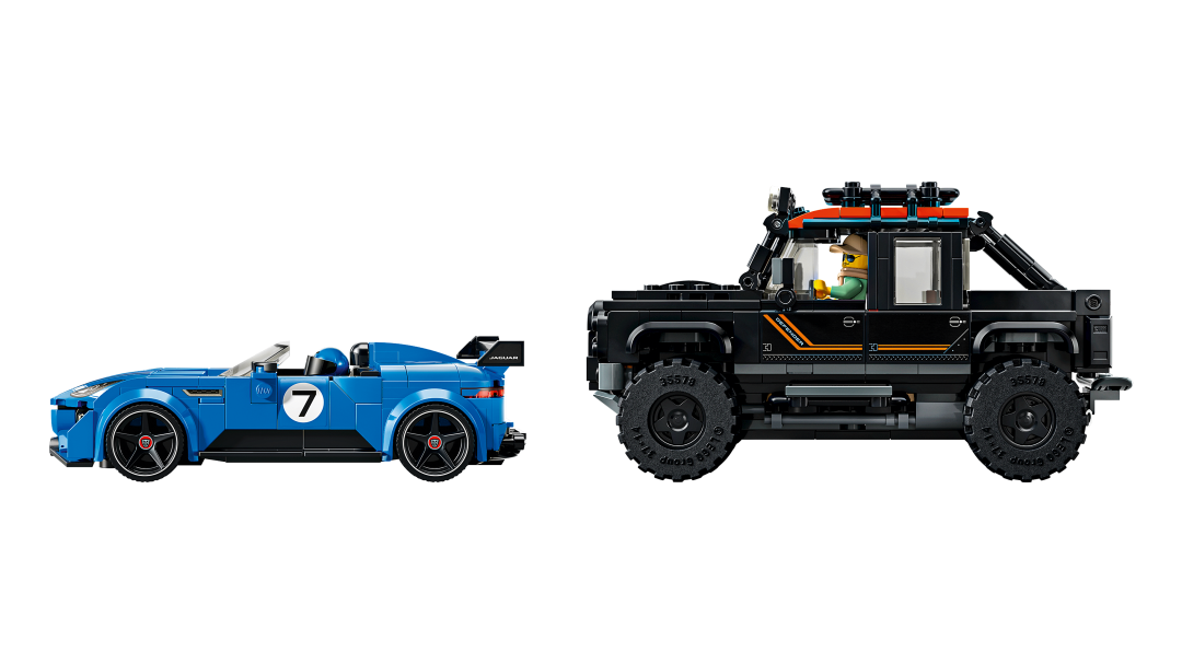 77264 | LEGO® Speed Champions Jaguar Project 7 & Land Rover Defender