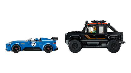 77264 | LEGO® Speed Champions Jaguar Project 7 & Land Rover Defender