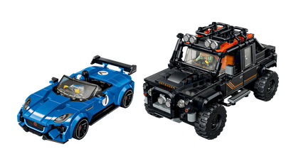 77264 | LEGO® Speed Champions Jaguar Project 7 & Land Rover Defender