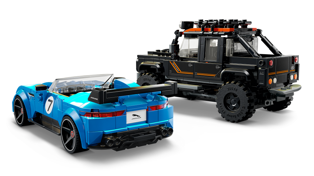 77264 | LEGO® Speed Champions Jaguar Project 7 & Land Rover Defender