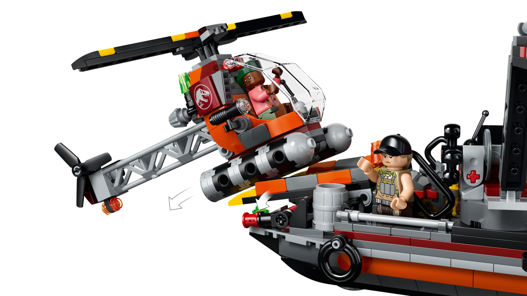 77983 | LEGO® Jurassic World™ Mosasaurus Dinosaur Boat Attack