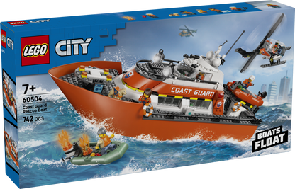 60504 | LEGO® City Coast Guard Rescue Boat & Helicopter