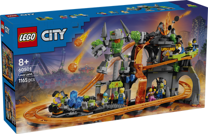 60501 | LEGO® City Lava Land Roller Coaster Park