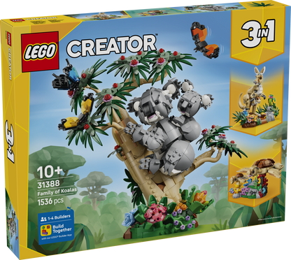 31388 | LEGO® Creator 3-in-1 Wild Animals: Family of Koalas