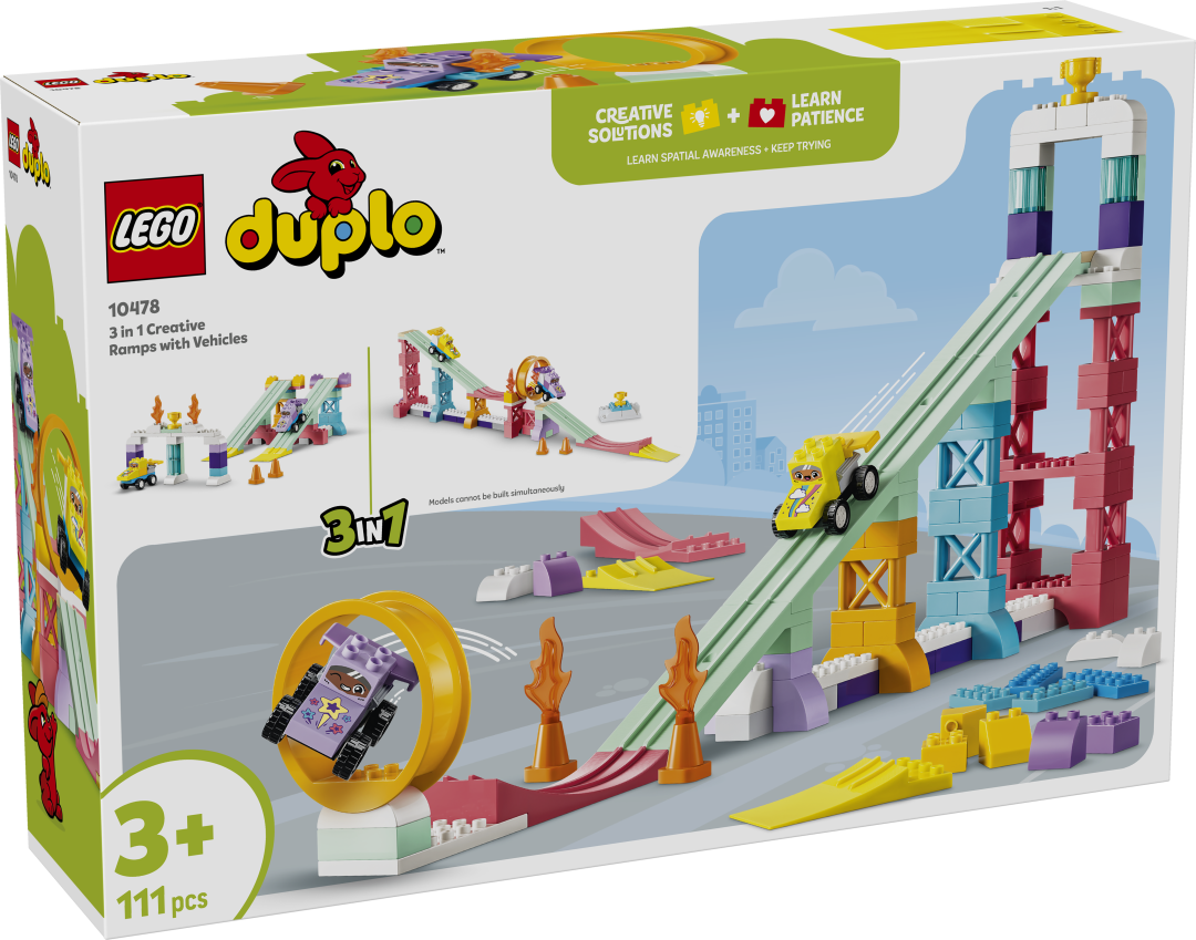 10478 | LEGO® DUPLO® 3 in 1 Creative Ramps with Vehicles