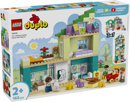10470 | LEGO® DUPLO® 3in1 Modern Family House with Figures