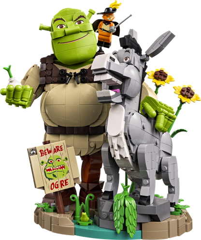 72423 | LEGO® ICONS™ Shrek, Donkey & Puss in Boots