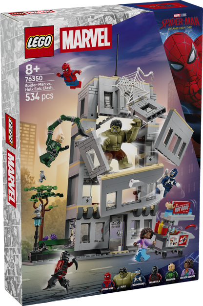 76350 | LEGO® Marvel Spider-Man vs. Hulk Epic Clash