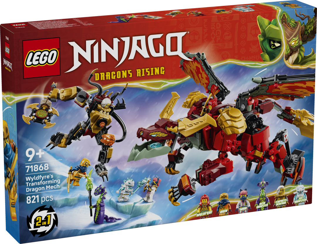 71868 | LEGO® NINJAGO® Wyldfyre's Transforming Dragon Mech