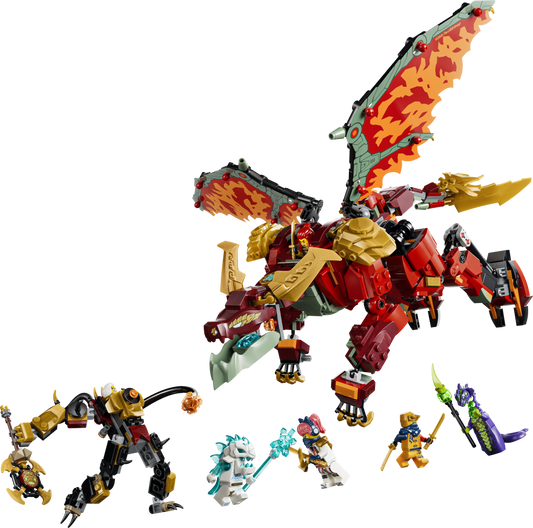 71868 | LEGO® NINJAGO® Wyldfyre's Transforming Dragon Mech