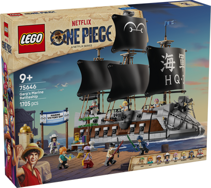 75646 | LEGO® One Piece Garp's Marine Battleship