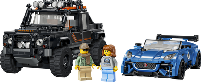 77264 | LEGO® Speed Champions Jaguar Project 7 & Land Rover Defender