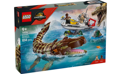76974 | LEGO® Jurassic World™ Brick-Built Mosasaurus Boat Mission